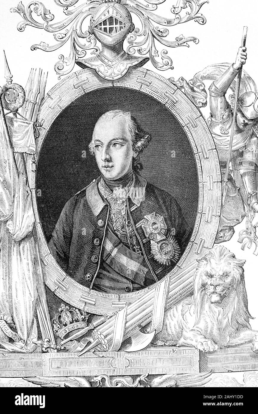 Joseph II, holy Roman emperor. Archduke of Austria. Born 1741, died ...