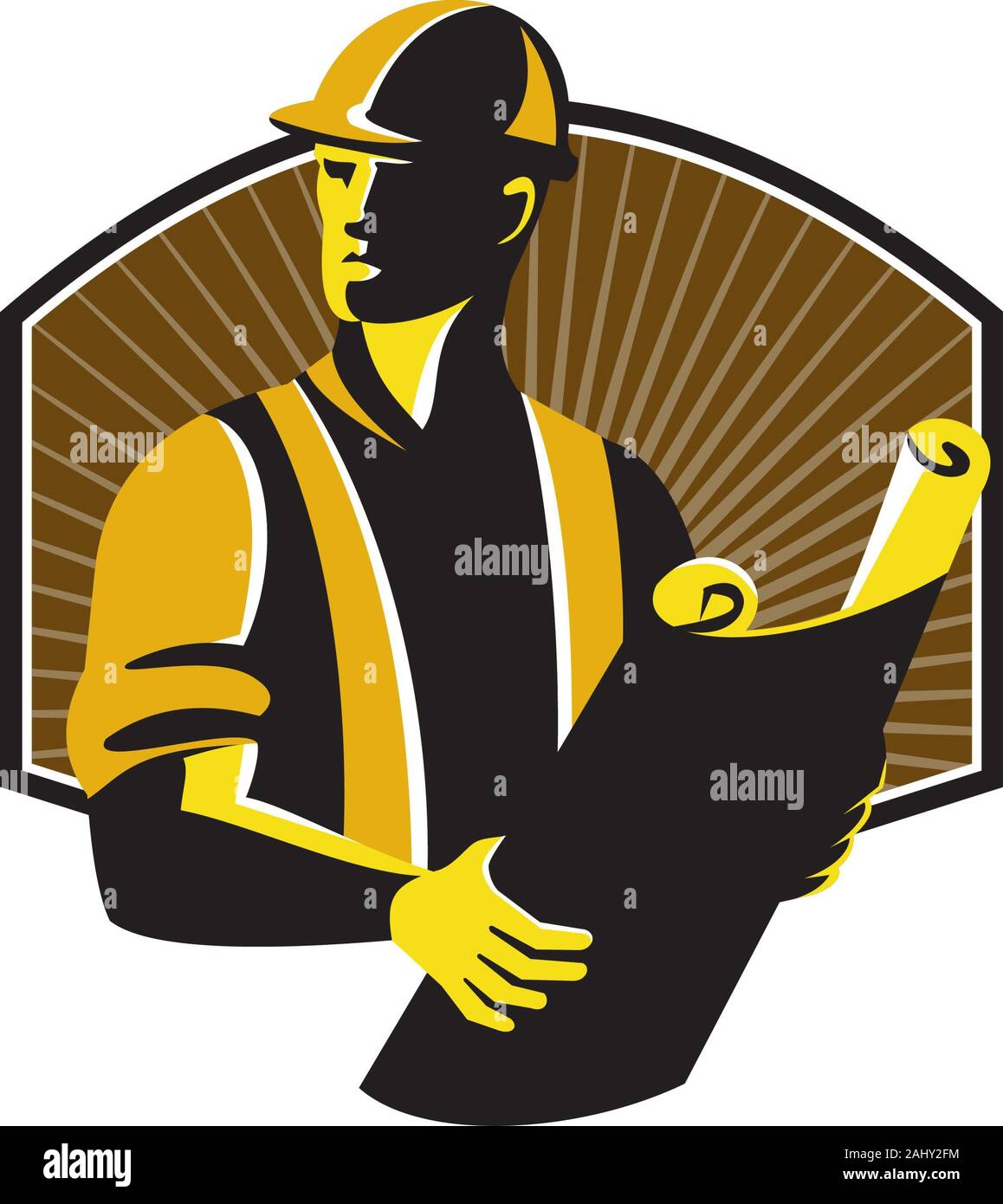 Construction supervisor vector hi-res stock photography and images - Alamy