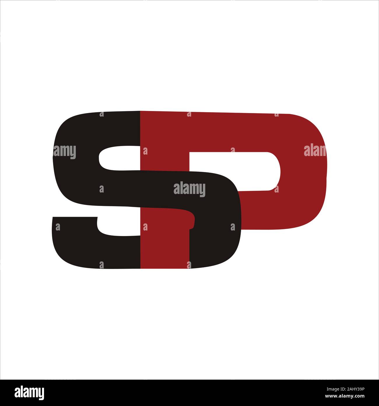 initial letter sp or ps logo vector design Stock Vector Image & Art - Alamy