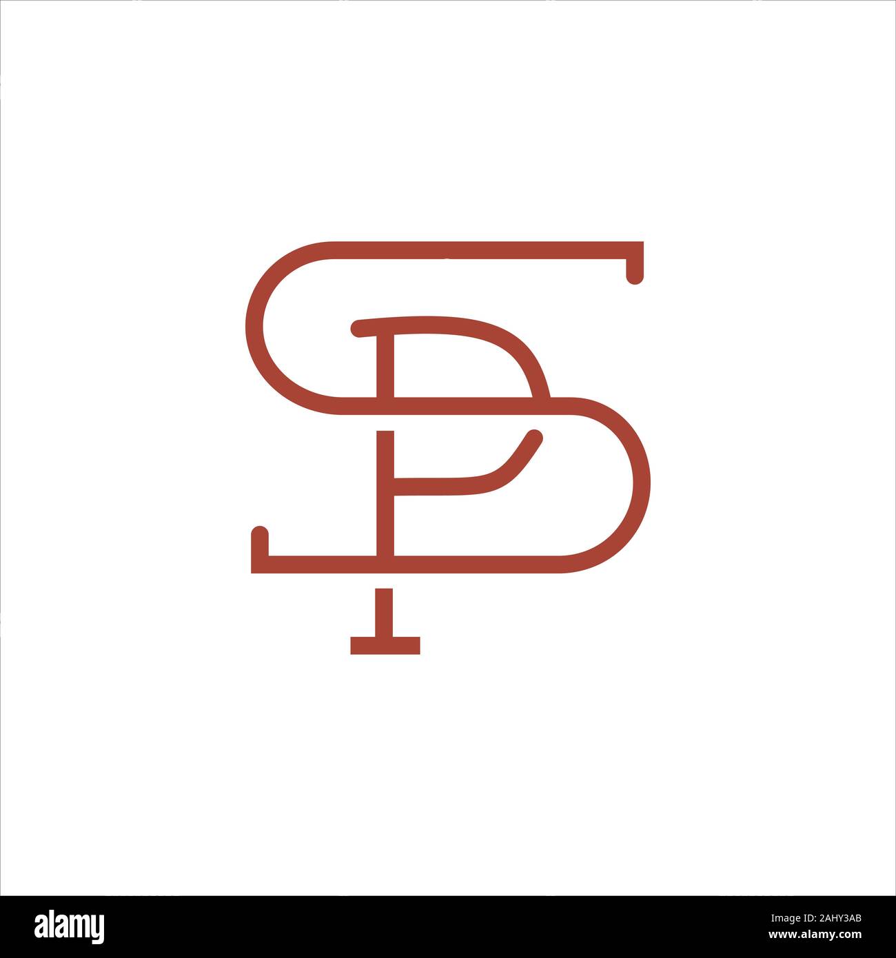 initial letter sp or ps logo vector design Stock Vector Image & Art - Alamy
