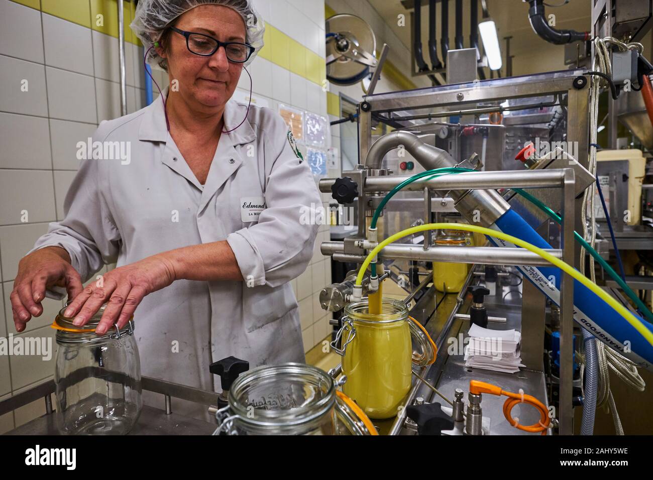 France, Côte d'Or, Beaune, Fallot mustard factory Stock Photo Alamy