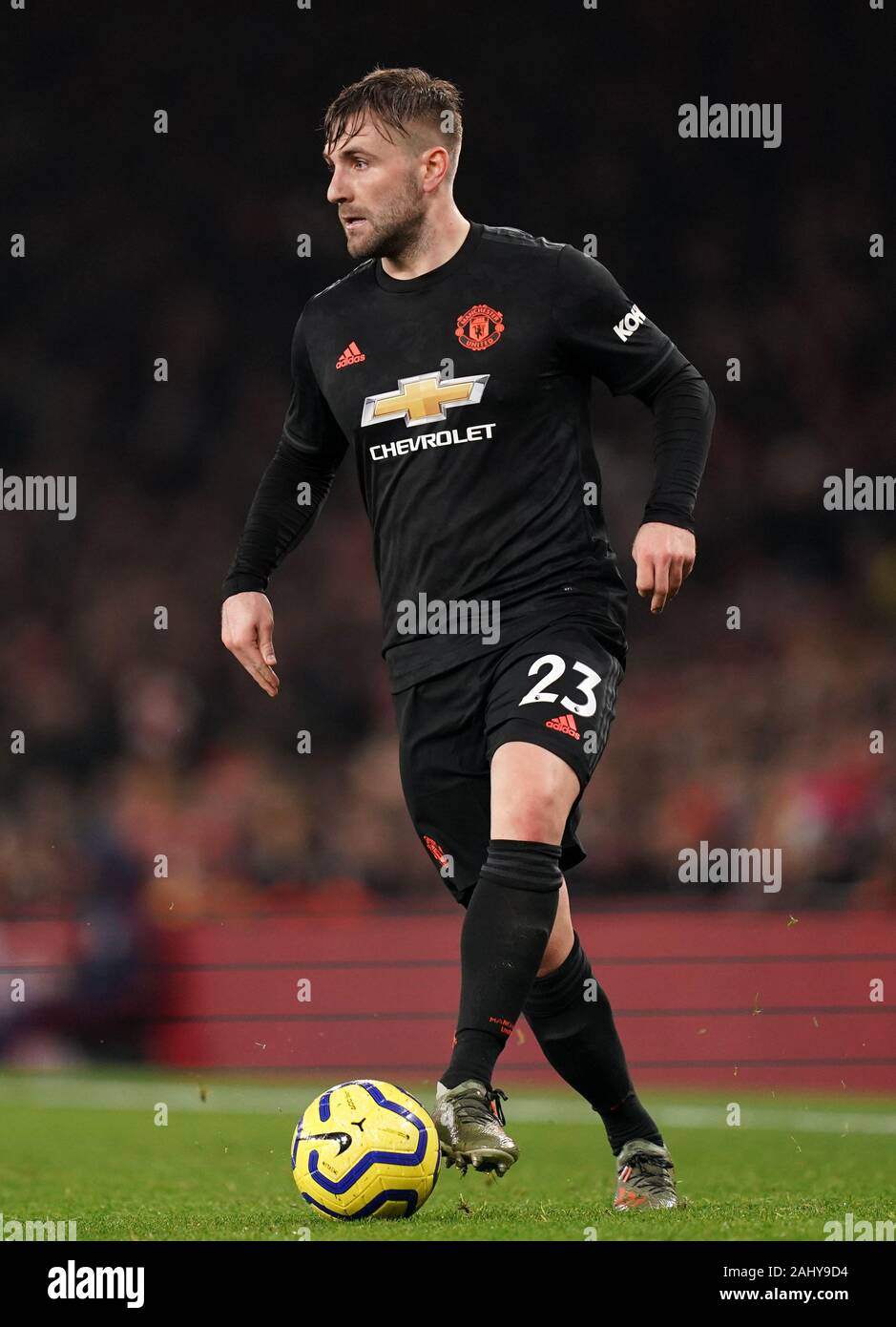 Manchester United's Luke Shaw Stock Photo