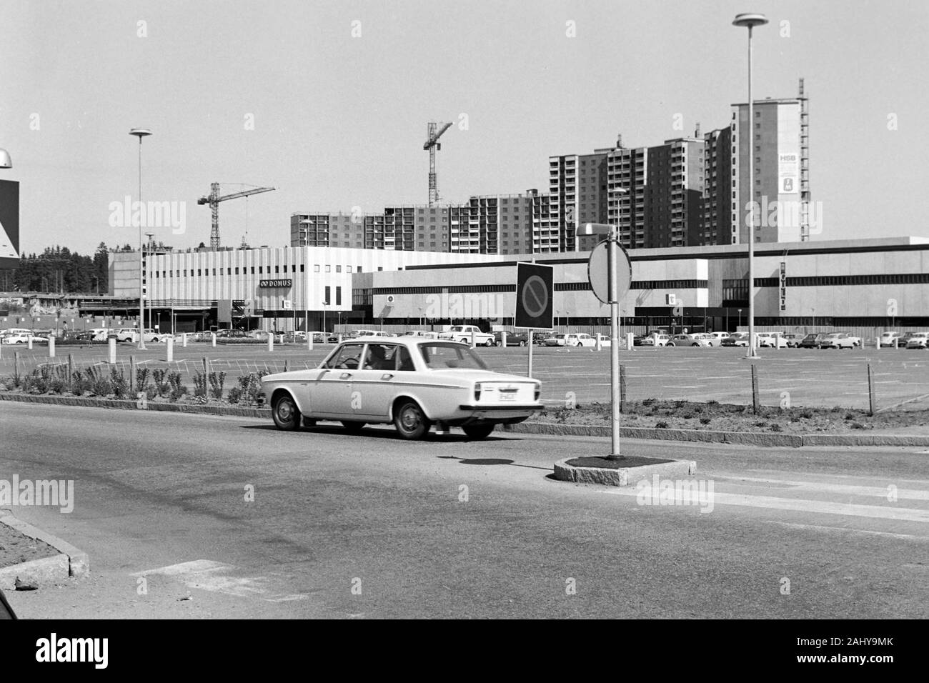 Täby, Vorort von Stockholm, 1969. Täby, a Stockholm suburb, 1969. Stock Photo