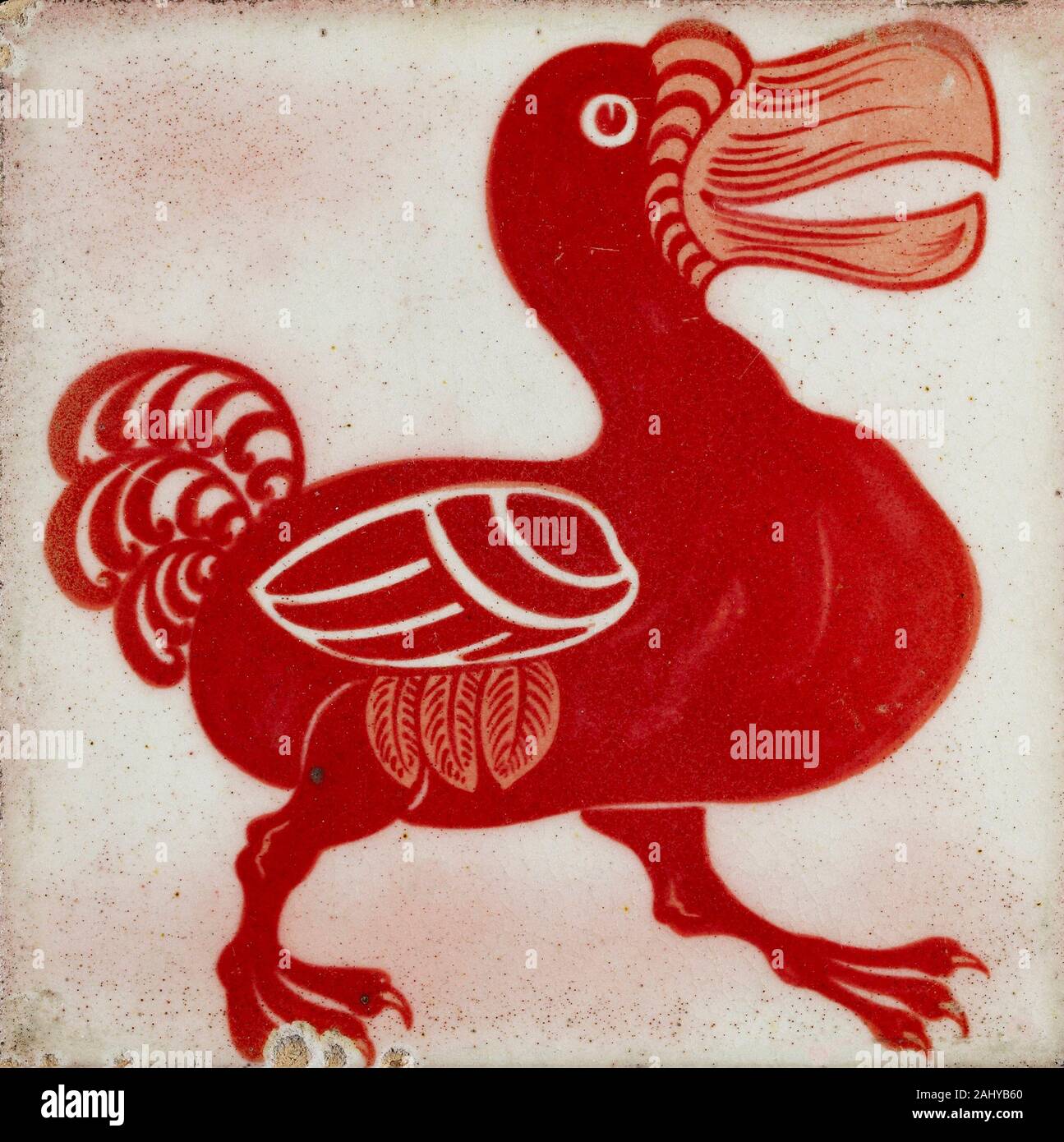 Tile with Dodo, by William De Morgan Stock Photo - Alamy