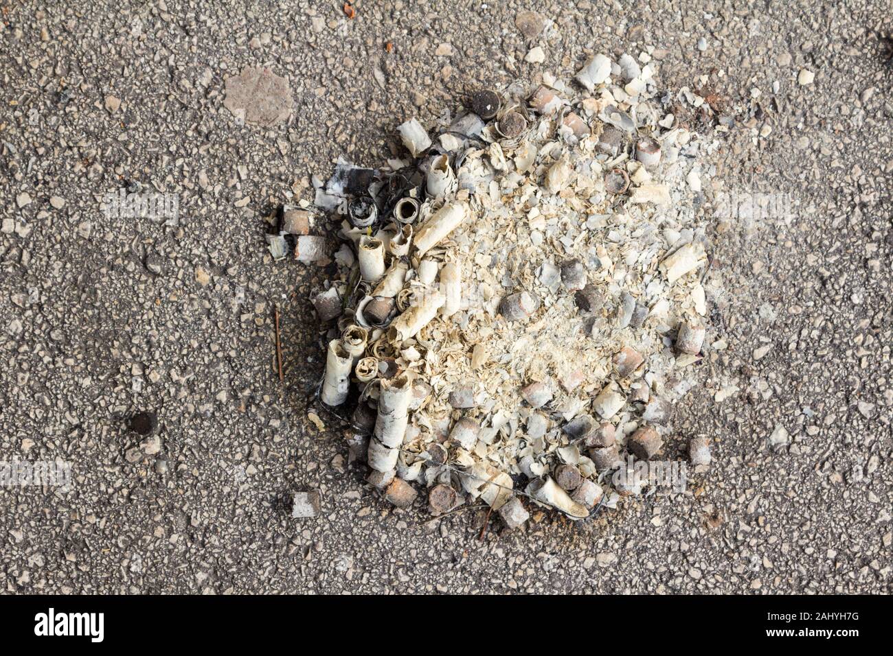 Burned fireworks hires stock photography and images Alamy