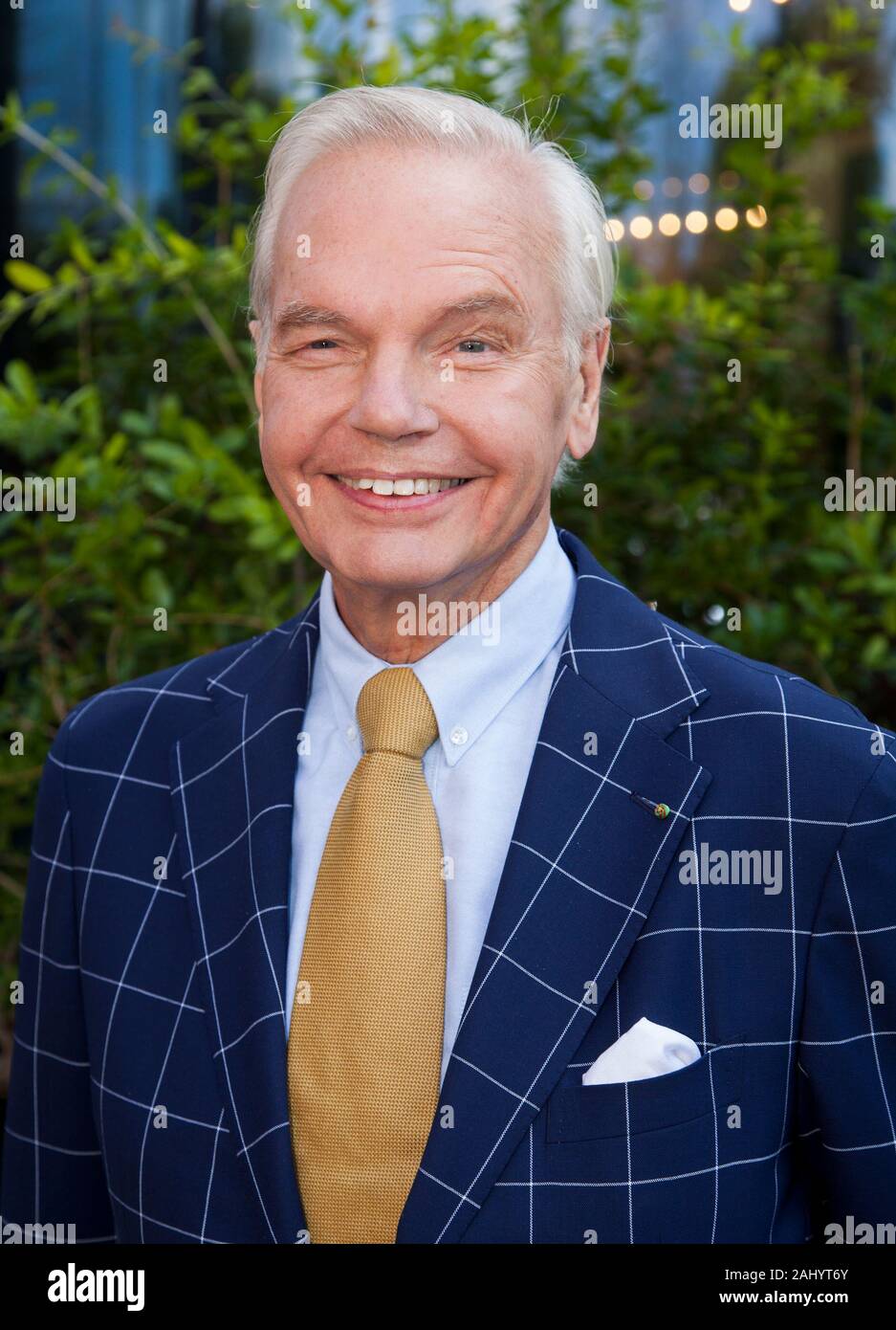 CARL JAN GRANQVIST Swedish restaurateur and television personality responsible for creating Måltidens hus and The restaurant school in Grythyttan Stock Photo