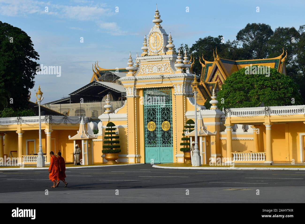 Royal Palace,Phnom Penh,Cambodia,South Esat Asia. Stock Photo