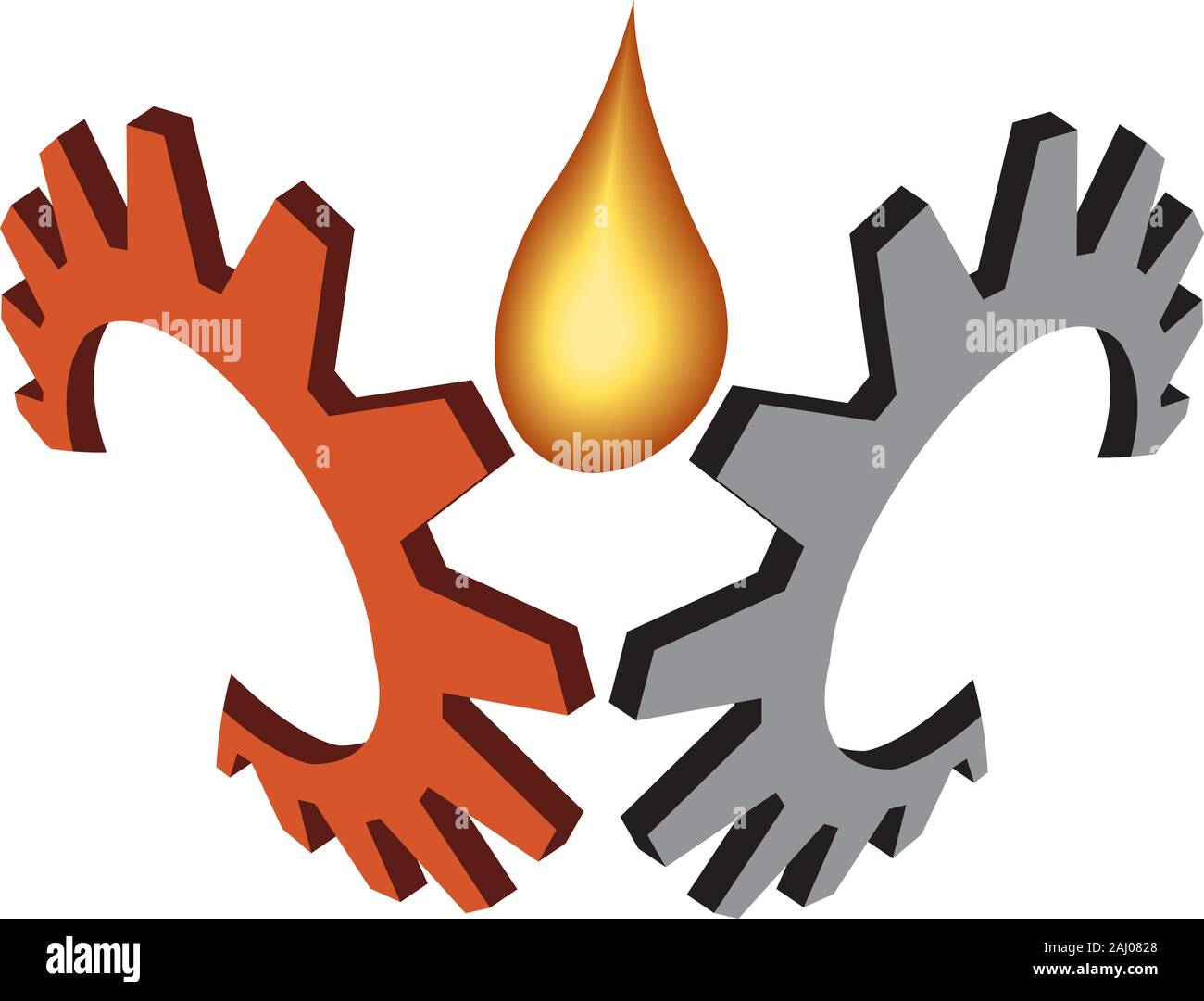 gear oil logo Stock Photo Alamy