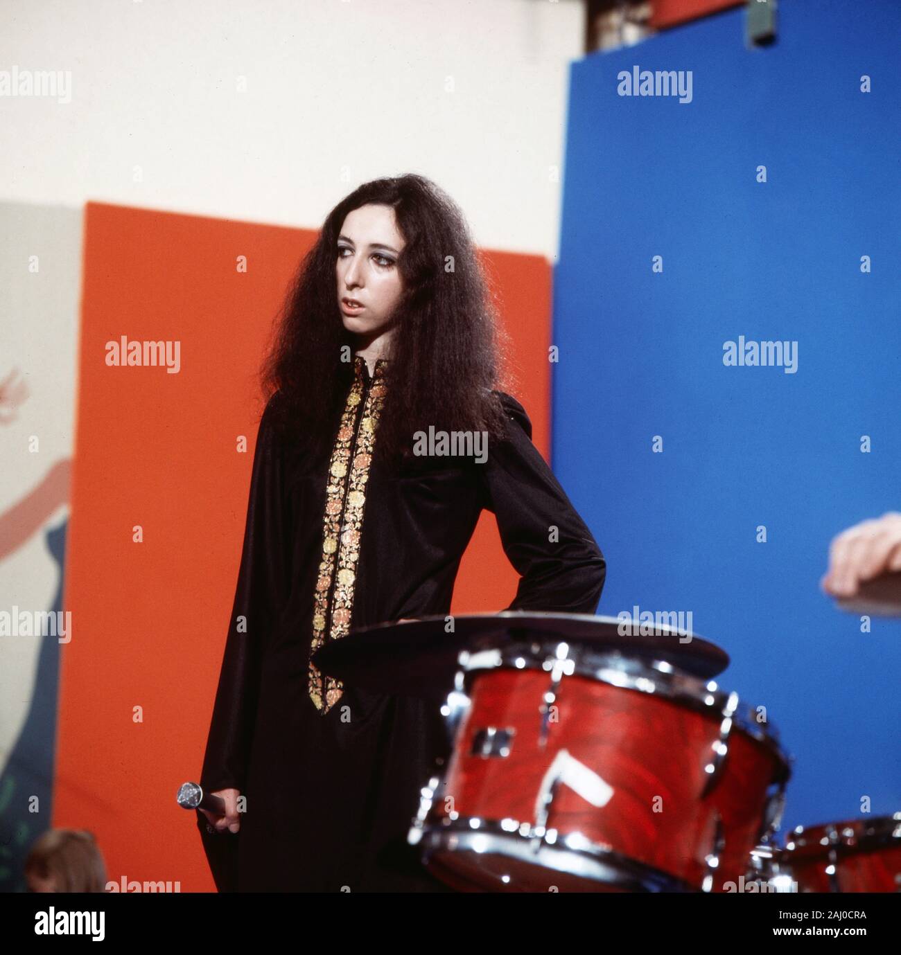 4-3-2-1 Hot and Sweet, Musiksendung, Deutschland 1970, Gaststar: Edna Bejarano von der Beatband The Rattles Stock Photo