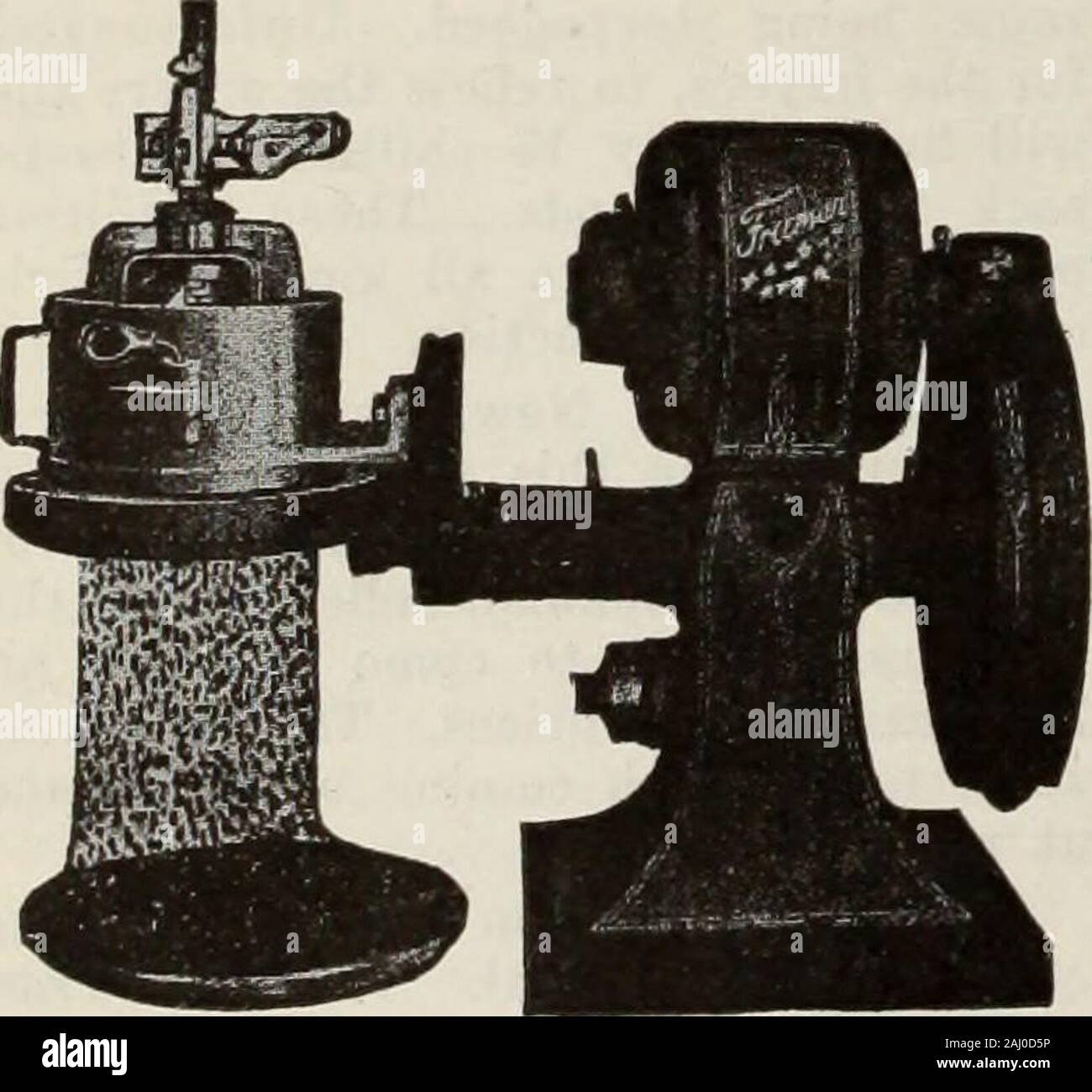 Canadian grocer April-June 1918 . WIN THE WAR BY SAVING EVERYTHING How about your Scrap Bone ?. Dont kick atthe highprice of eggs.Its not herfault; feedher GroundBone an dshes got tolay em. How ahout amachine? Write for catalogue and price list on thesemachines. All styles. The W. A. Freeman Co., Limited HAMILTON, ONT. TORONTO—114 York Street, near KingMONTREAL—16 Notre Dame St. E. Uptown 8547 Back Bacon Skinned BacksBoned BacksBacks in CasingsSugar Cured, Mild and Sweet.These furnish a de-lightful change fromHam and Bacon. F. W. FEARMAN CO. LimitedHAMILTON June 21, 1918. CANADIAN GROCER—Provi Stock Photo