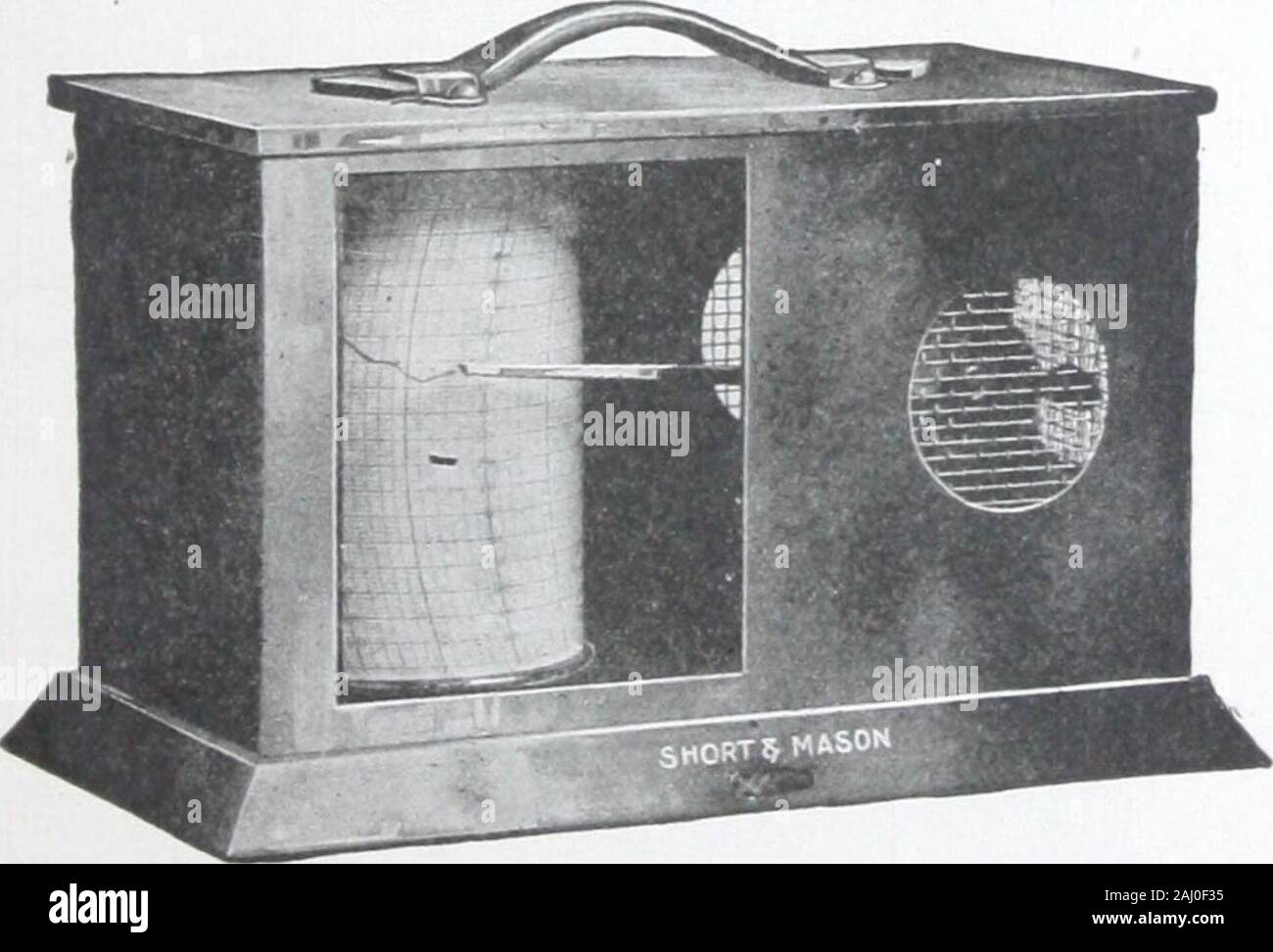 Illustrated catalogue and price-list of drawing and tracing papers, sun print papers and equipments, drawing instruments and materials, surveying instruments, accessories, etc / Kolesch & Company. . 8103 Thermograph, with iron base and copper hinged case High dr££* * W!tio80 d#y CJ-Hnuder Cl°^ with charts ran&ed ^om—62 to +128 F. With recording lamina inside. Can besupplied with charts showing ranges of 75°, 150° or 300° FWith certified thermometer each $50 00 Pocket Thermometers 8105 Pocket Thermometer, in polished case, 4j^xl#in each, $1.75 8107 Pocket Thermometer, 5 inches long, in rubber Stock Photo