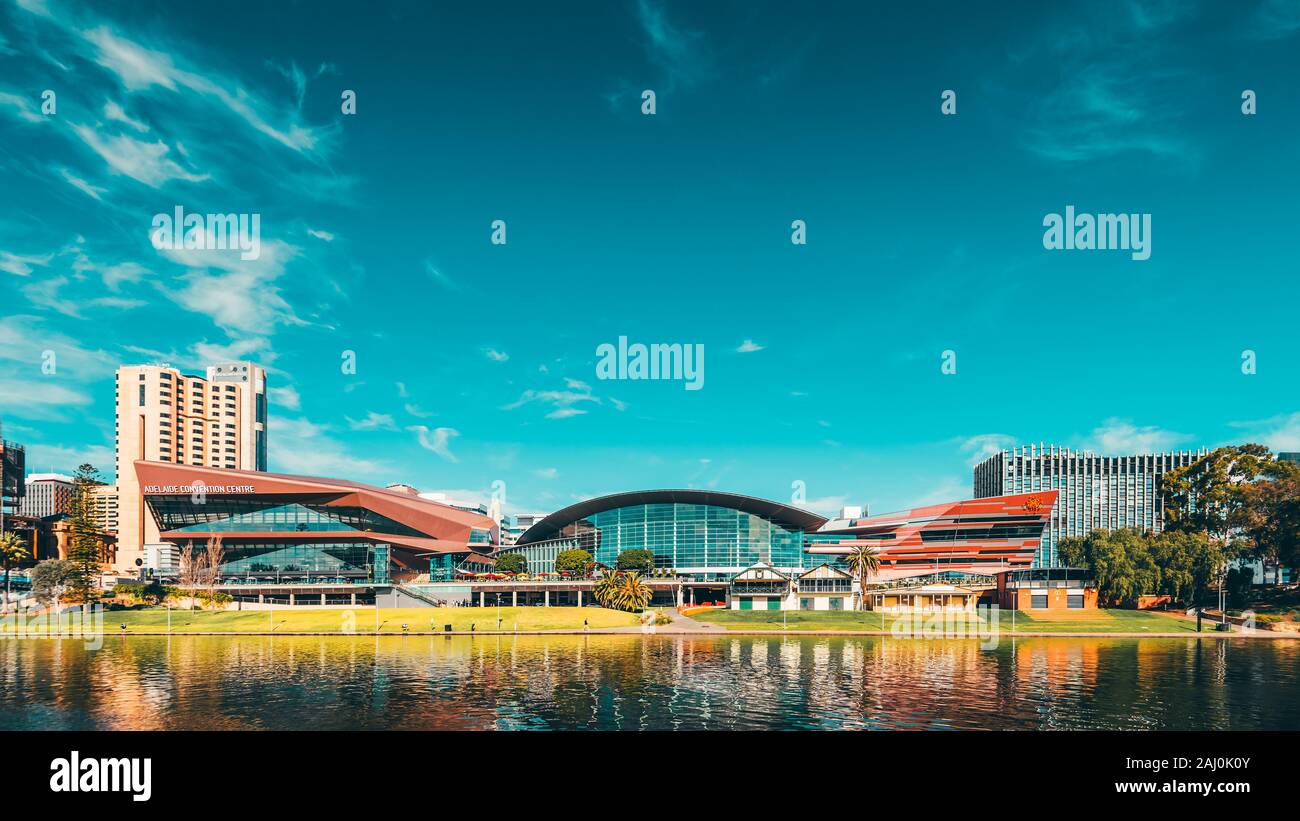 Adelaide CBD, South Australia August 4, 2019 Adelaide Convention