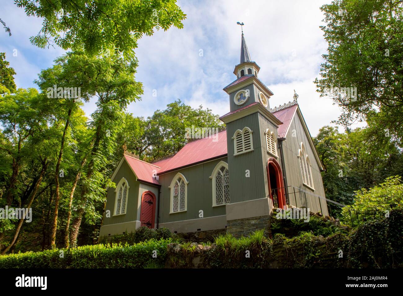 St. Peter's Tin Church, Laragh, Monaghan, Ireland Stock Photo