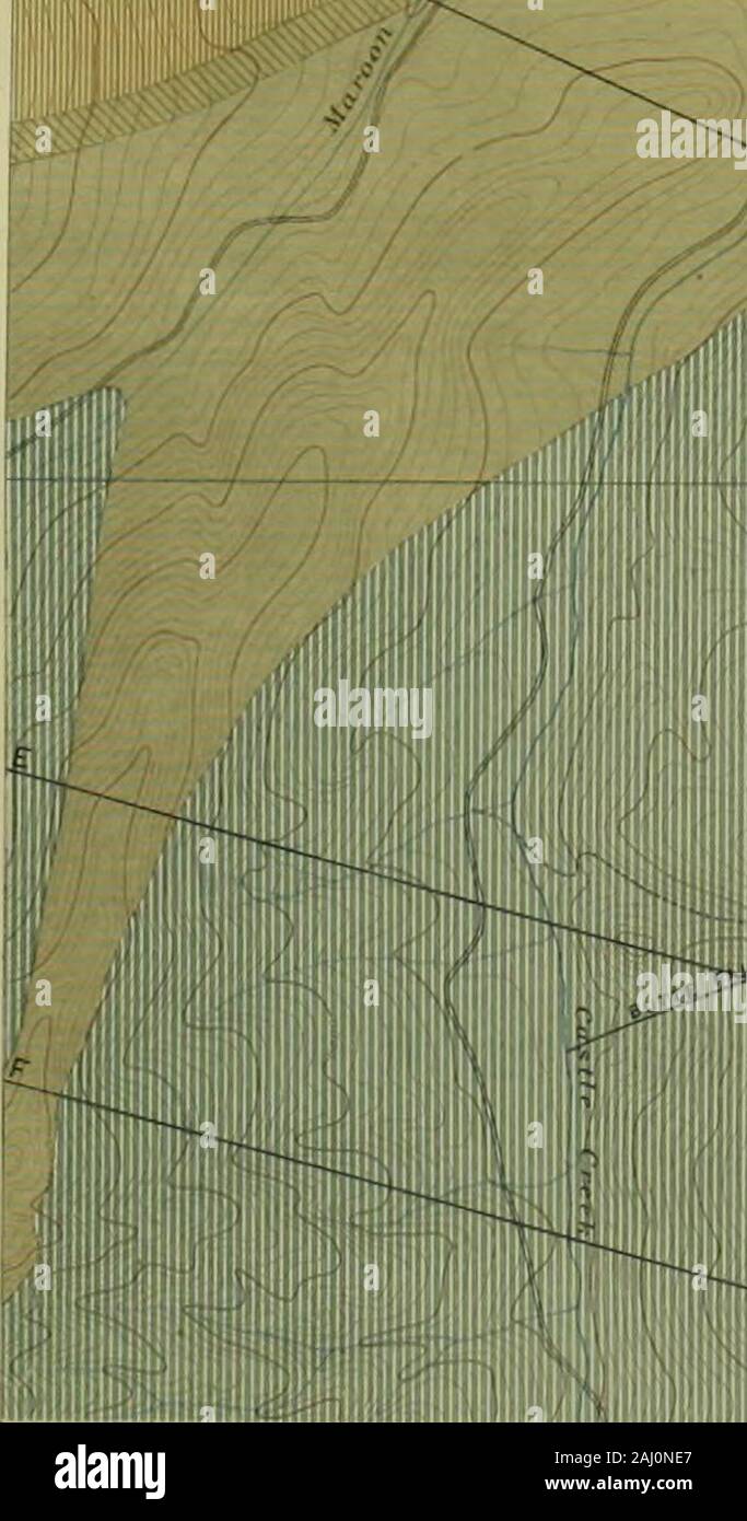 Atlas to accompany monograph XXXI on the geology of the Aspen District, Colorado . Stock Photo