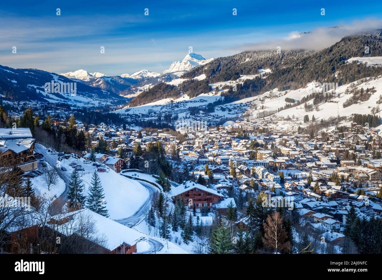 Megeve village hi-res stock photography and images - Alamy
