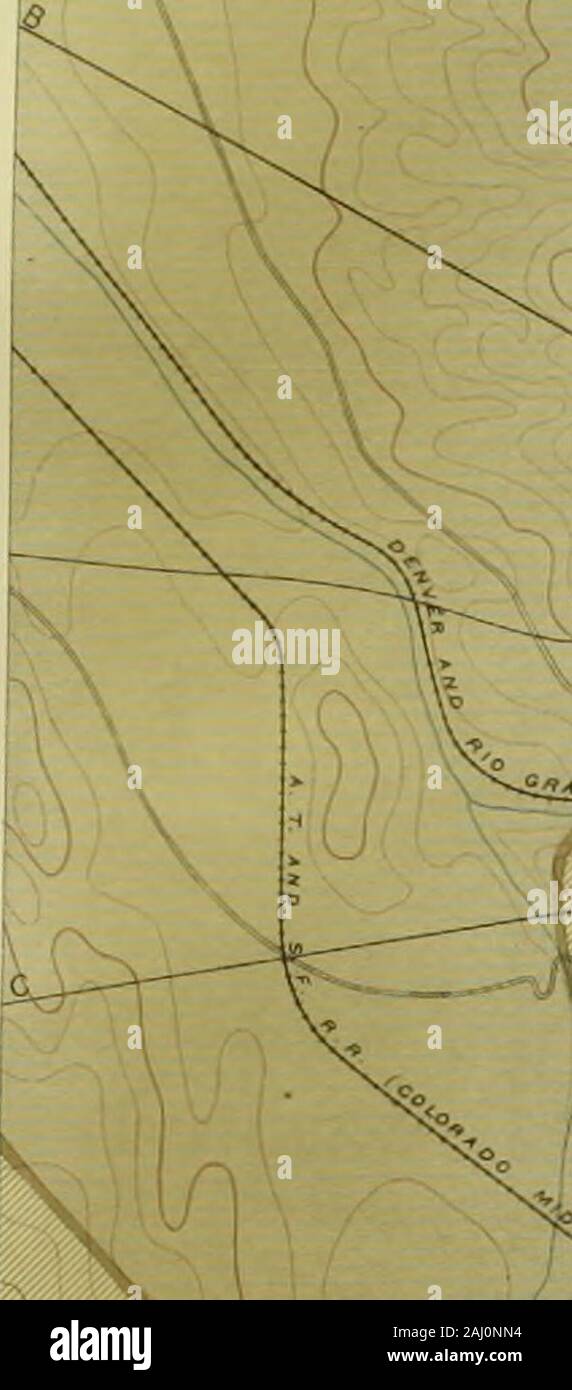 Atlas to accompany monograph XXXI on the geology of the Aspen District, Colorado . IOLOGY SHEET VI ? XPfiilllilllllifllll. Stock Photo