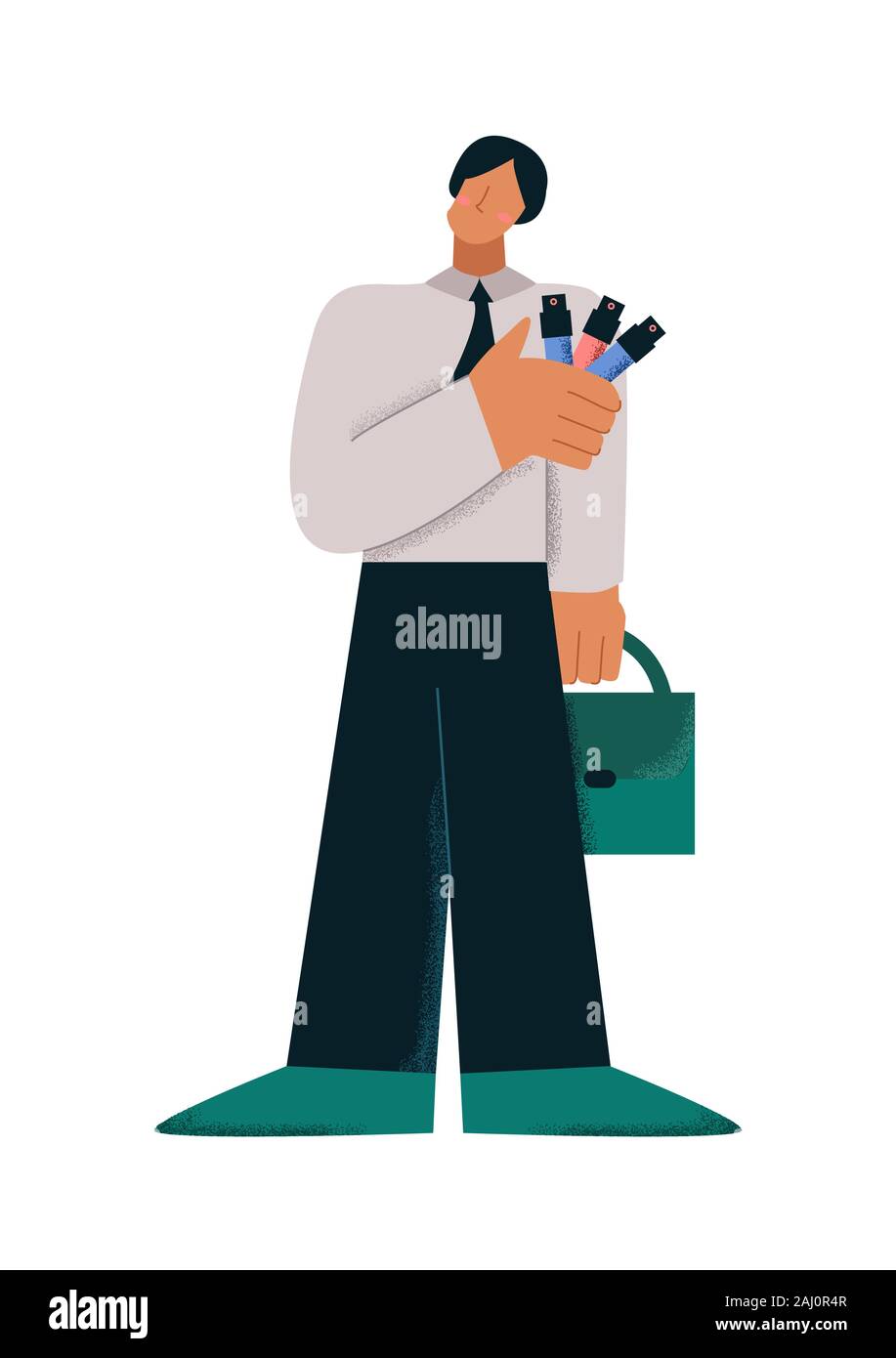 Sampling Cart. Cartoon Big specimen Stock Vector Images - Alamy