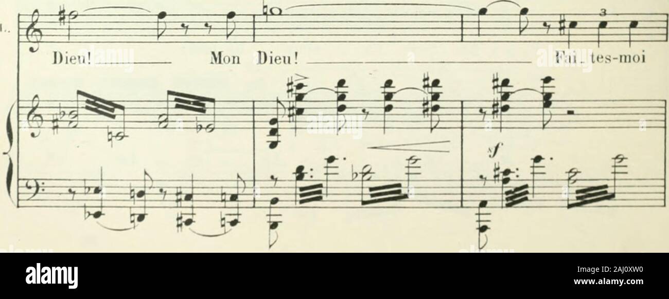 La carmélite; comédie musicale en quatre actes et cinq tableaux Poëme de Catulle Mendès . H. •! 2i7 L. I Parlé. fuir! Ah! I LE ROI, ;iii loin. p plus i-Hiiprixlit y Y •? :; 32: g^^ ^ f Lou - i . -se! Loui . i fei fig^;—^r^j ^ h: ^ # =i t è= :S: ^ ^ ^i* S t P^ ?(it-iiiiiiiiit..1 &gt; g È Elit! sélaiic dans ses bras, tiaiisporlée. &gt;a^ ppj i F.ii.tes-moi fuir, mou Dieu! |iaiaissaiil. Ah!. m =^^ Ml ^ P . se! Loui   se! Stock Photo