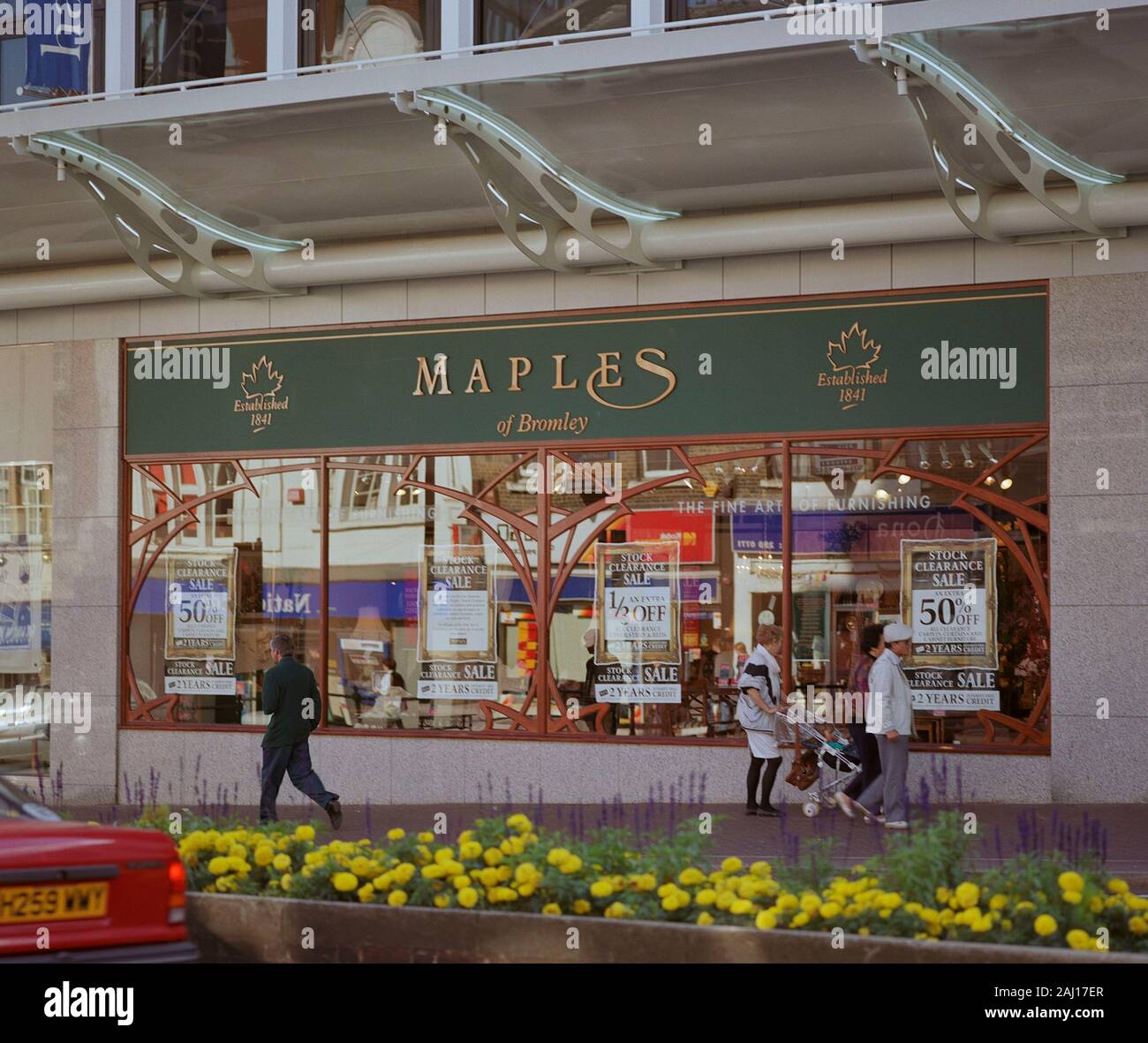 Bromley High Street, in 1994, South East England, UK Stock Photo Alamy