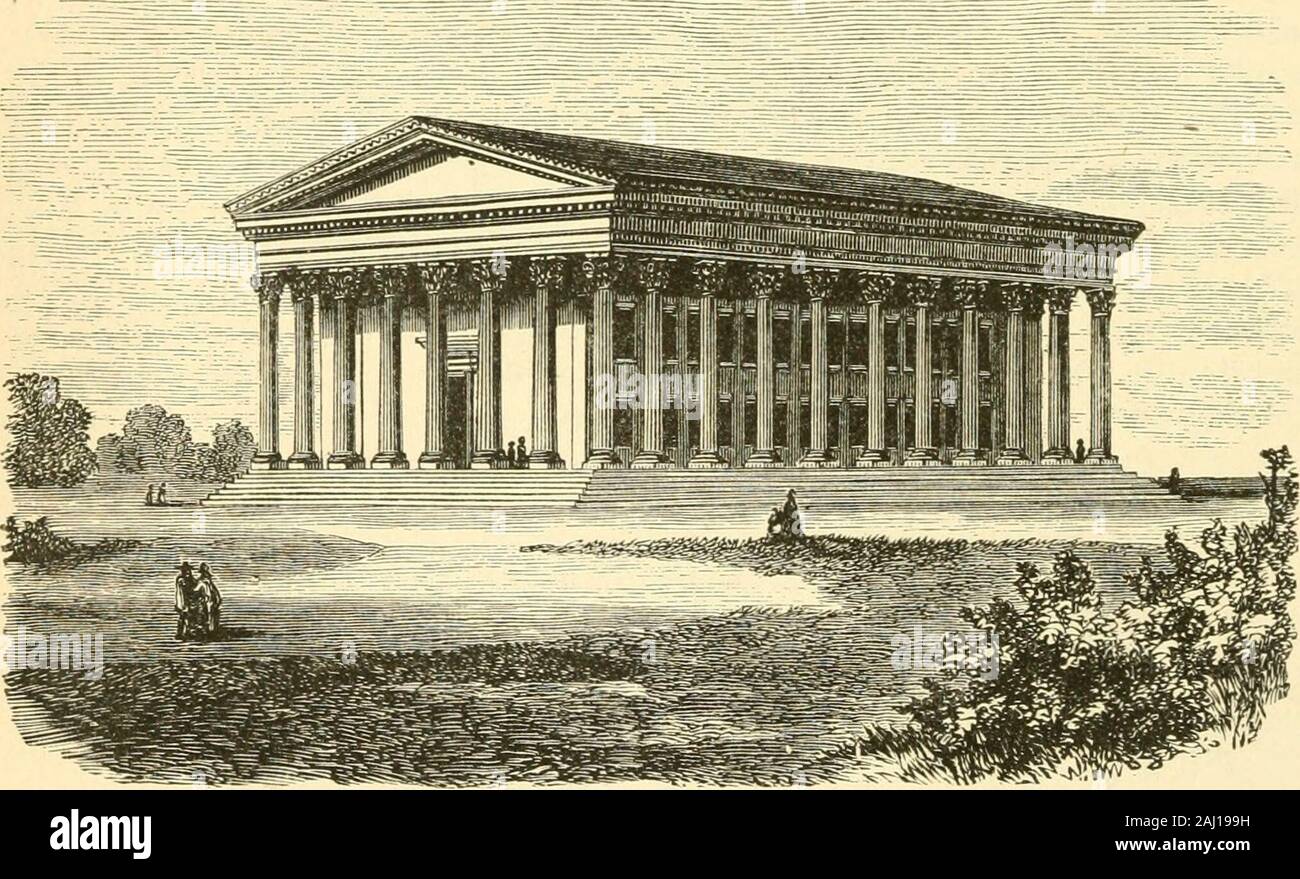 Appleton's illustrated hand-book of American cities; . departments :and in 1874-75 had 56 instructors and 800 students. Its library numbers 18,000volumes; in the department of science there are a collection of American fossilsand a mineralogical cabinet containing 10,000 specimens; and the medical depart-ment has a valuable museum and cabinets. Girard College is situated on Eidge Ave.,about 2 ra. in a N. W. direction from the State-House. It was founded by StephenGirsrd, a native of France, who died in 1831. He bequeathed $2,000,000 for thepurpose of erecting suitable buildings for the gratuit Stock Photo