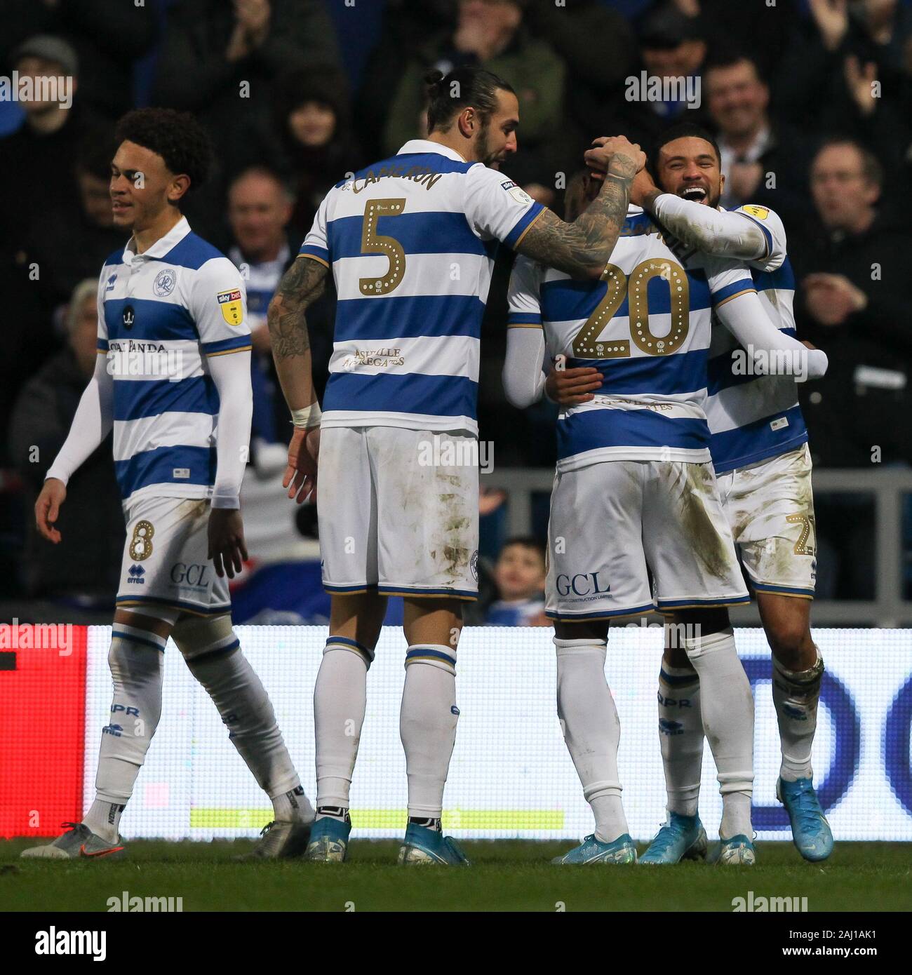 London Uk 01st Jan 2020 Nahki Wells Of Qpr Scores The Fourth