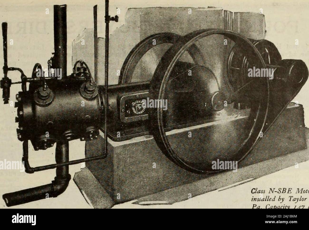 Canadian foundryman (1921) . Bench Rammer—an aid to turning out  clean-cutcastings. M&rch, 1921 CANADIAN FOUNDRY M A N 57. Class N-SBE  Motor-dri-ven Compressorinstalled by Taylor & Dear, Pittsburgh,Pa. Capacity  147 cubic feet