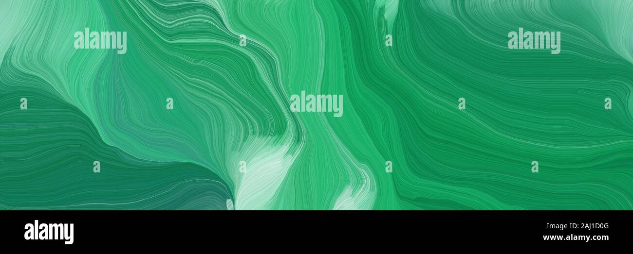 horizontal background banner with sea green, pastel blue and medium