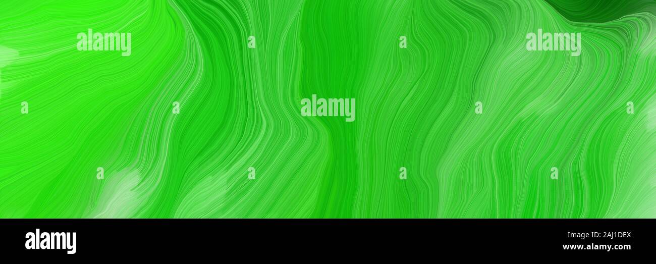 Horizontal Banner Background With Lime Green Pastel Green And