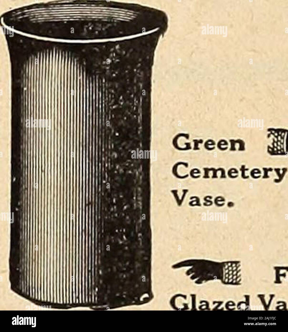 Vaughan's gardening illustrated . FibreGlazed Vase. Stock Photo