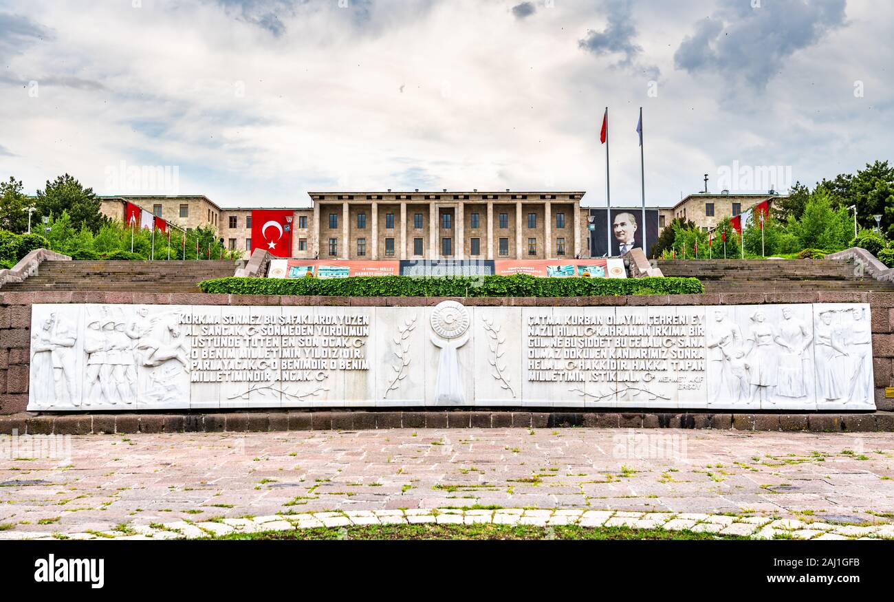 The Grand National Assembly of Turkey in Ankara Stock Photo Alamy