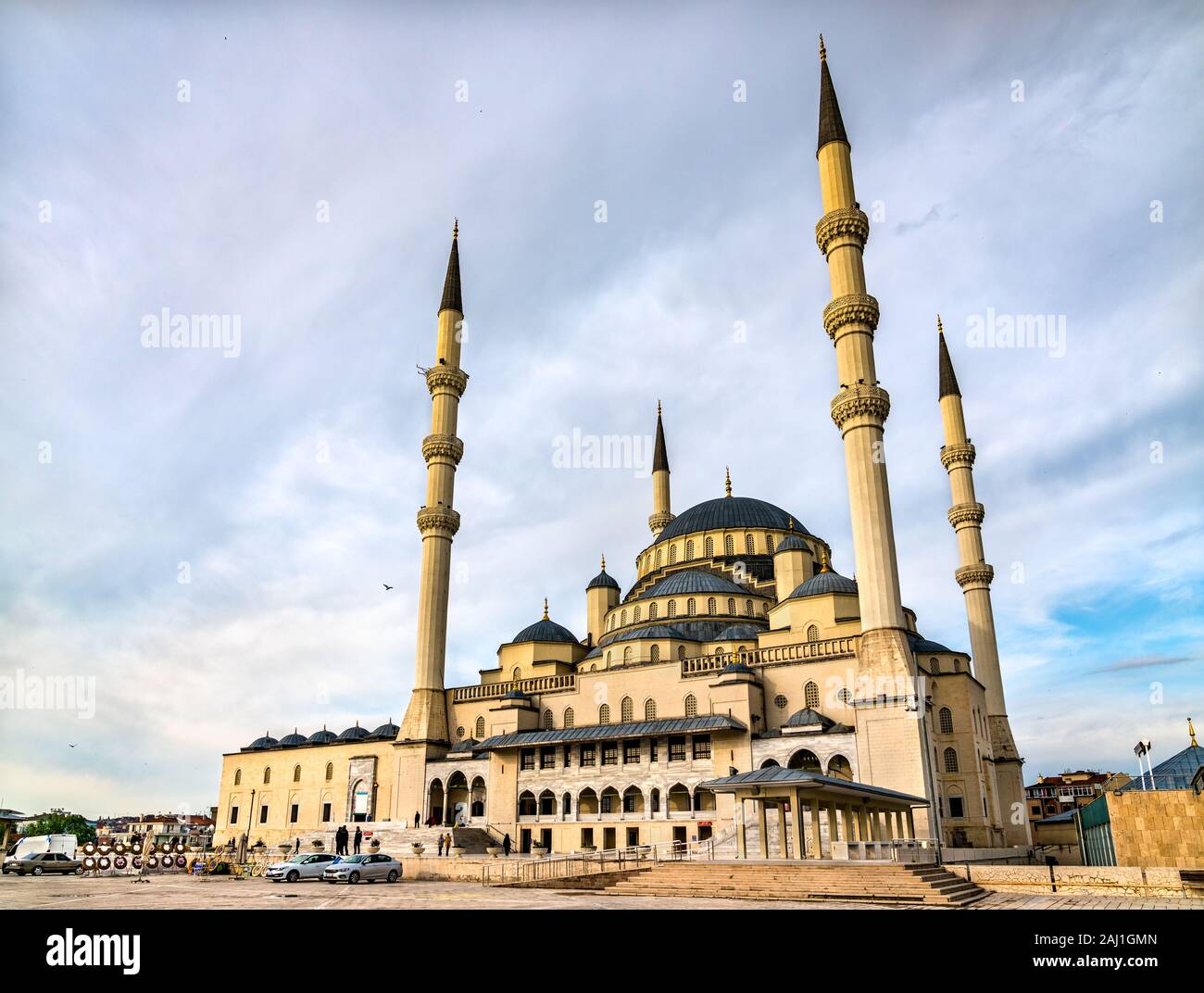 Kocatepe Mosque, the largest mosque in Ankara, Turkey Stock Photo Alamy