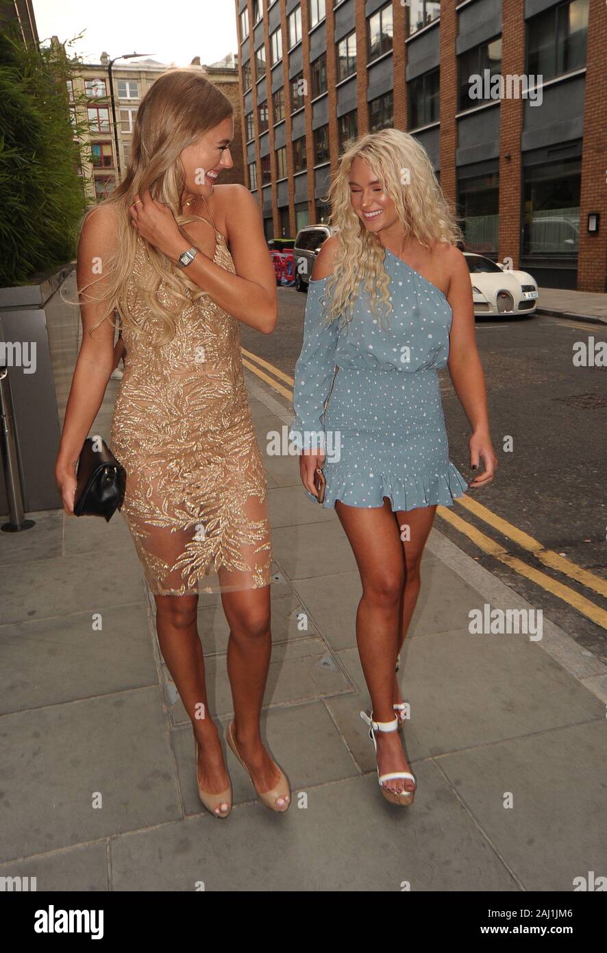 Lucie Donlan And Arabella Chi At The Itv Summer Party At Nobu Shoreditch Stock Photo Alamy
