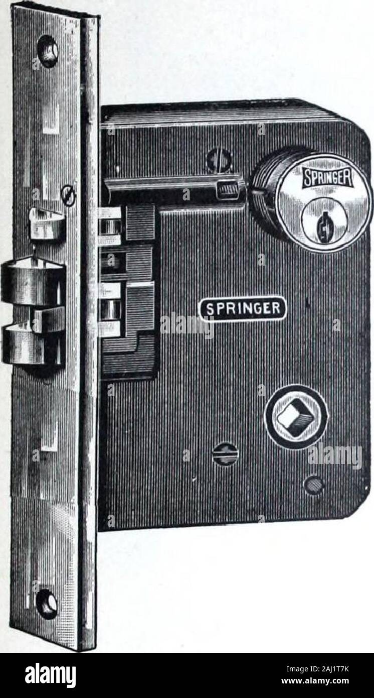 old stock. with key 1 1//4/" x 2/" ... chest lid lock half mortice snap lock .