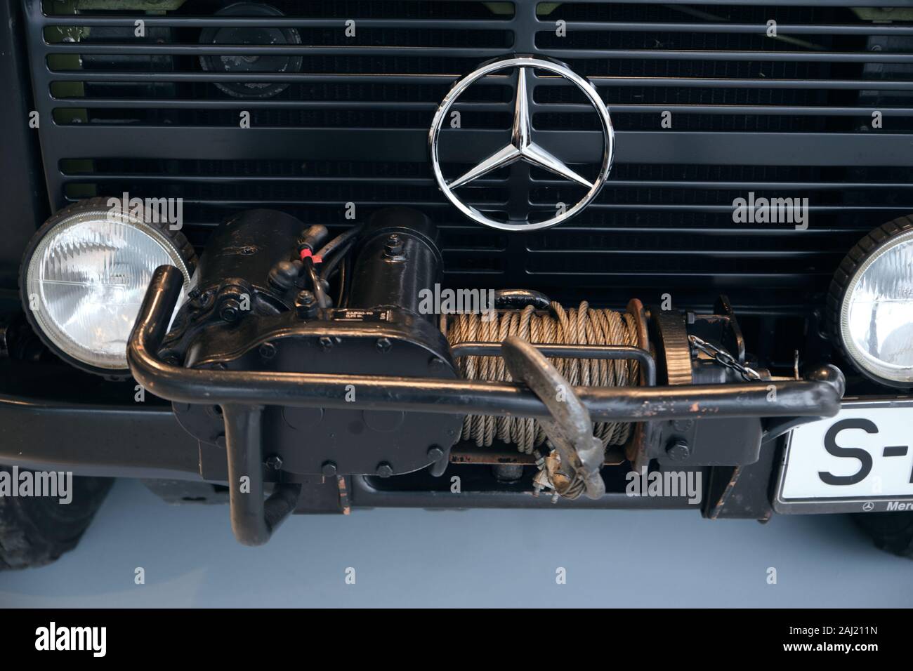 Car Winch Stock Photo