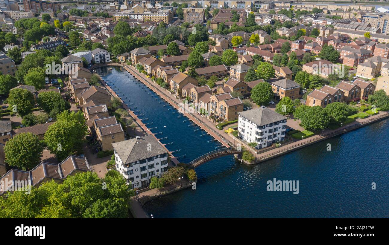 Suburban homes Stock Photo