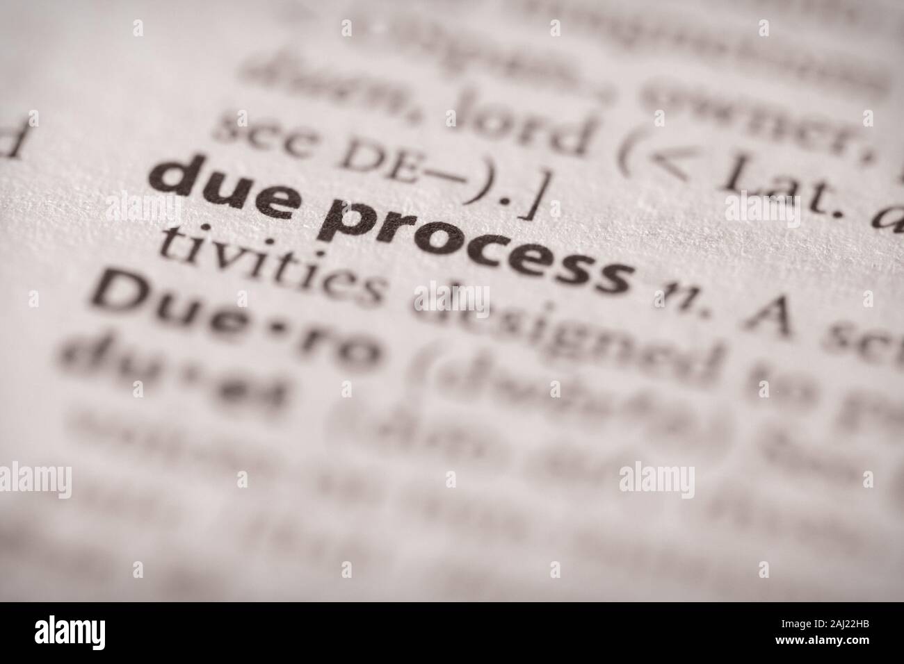 Due process hi-res stock photography and images - Alamy