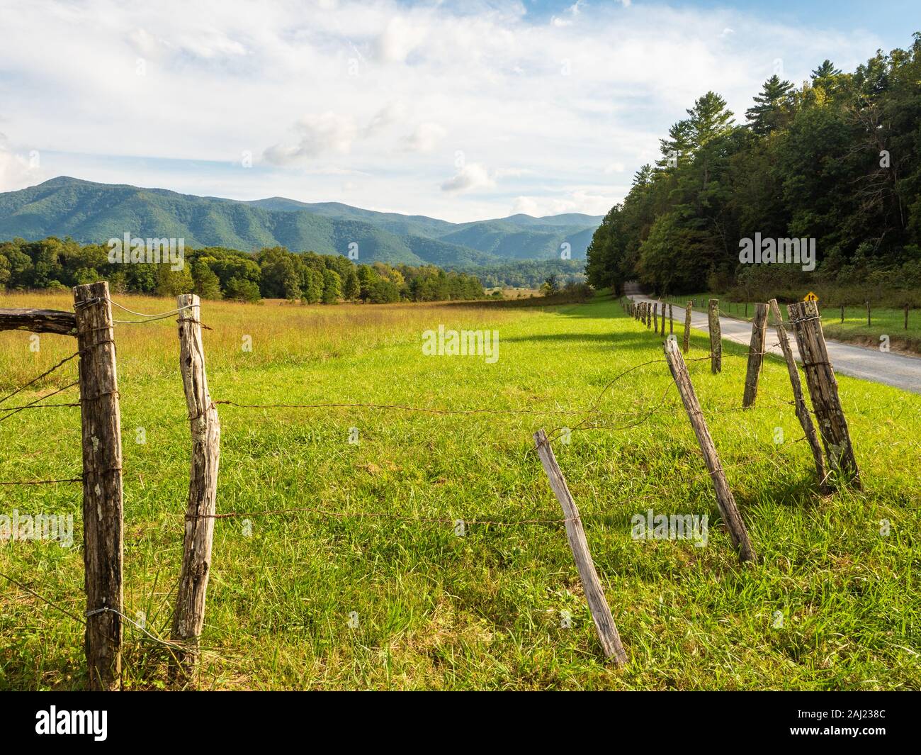 Cades Cove, Great Smoky Mountains National Park, Tennessee, USA, North America Stock Photo