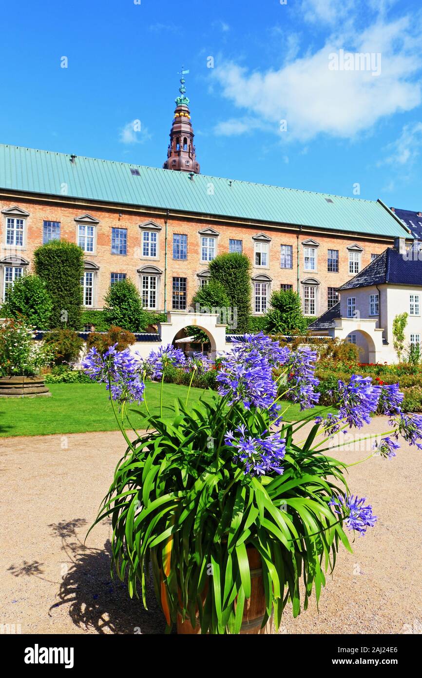 View Of Royal Library Garden Located In Christiansborg Palace In The view-of-royal-library-garden-located-in-christiansborg-palace-in-the
