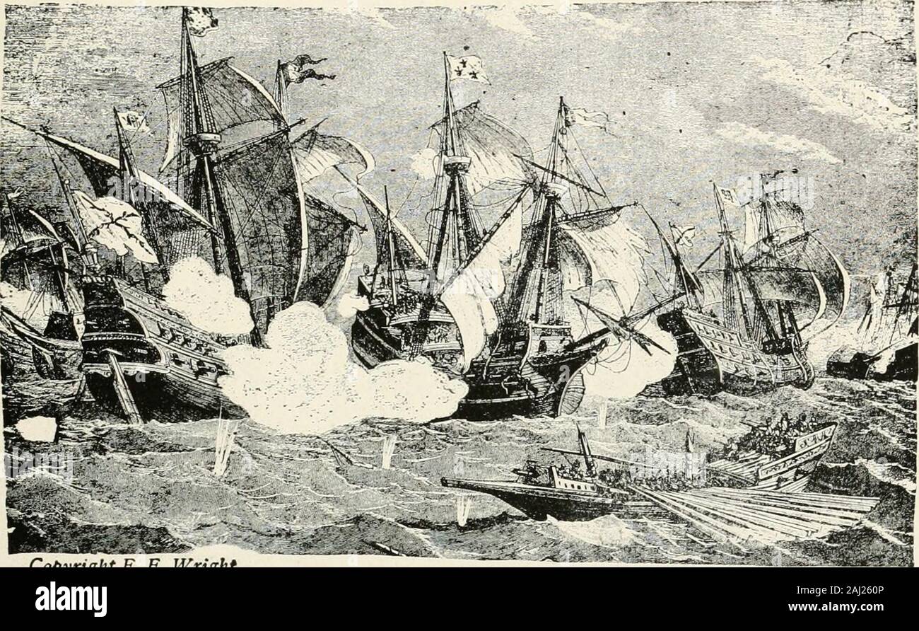 History of the Pilgrims and Puritans, their ancestry and descendants; basis  of Americanization . s that he was a bit of a pirate in his earlier days,  butpiracy, like enslavement, rapine and, image size:1300x892