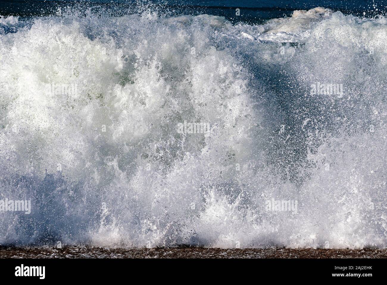 White foamy breaking wave on hi-res stock photography and images - Alamy