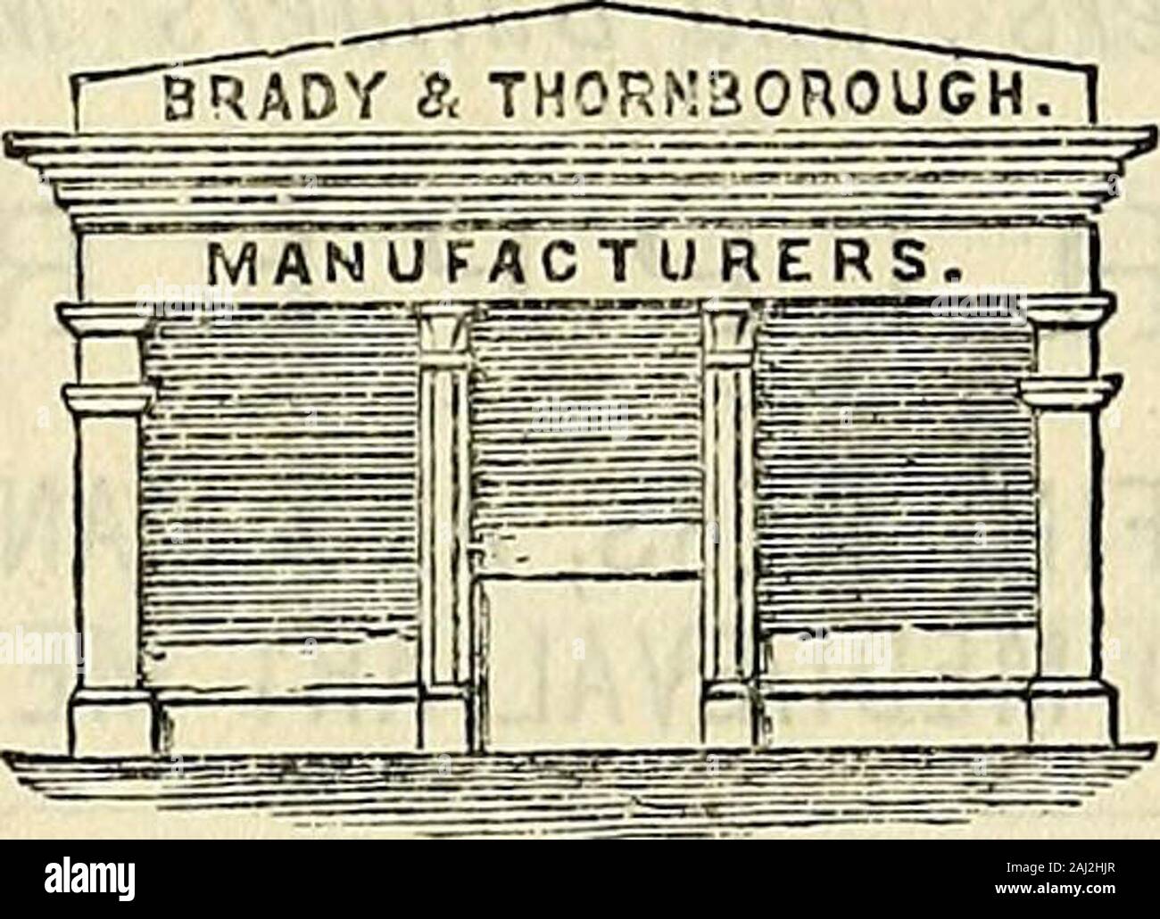 Post Office Edinburgh and Leith directory . BRADY & THORNBOROUGH, Manufacturers of Improved Revolving WOOD & lEOI SIUTTERS 6 CALTON STREET, EDINBURGH, SOLE AGENT FOR SCOTLAND. ALL GLASSES OF PANELLED SHUTTERS,WITH WEIGHTS AND CHAINS.. Estimatesand Catalogues on Brackets forSnnMnds. WORKS: CANAL STREET, GREAT ANCOATS, MANCHESTER. LONDON OFFICE: 147 QUEEN VICTORIA STREET, E.C 84 EDINBURGH A^D LEITH Stock Photo