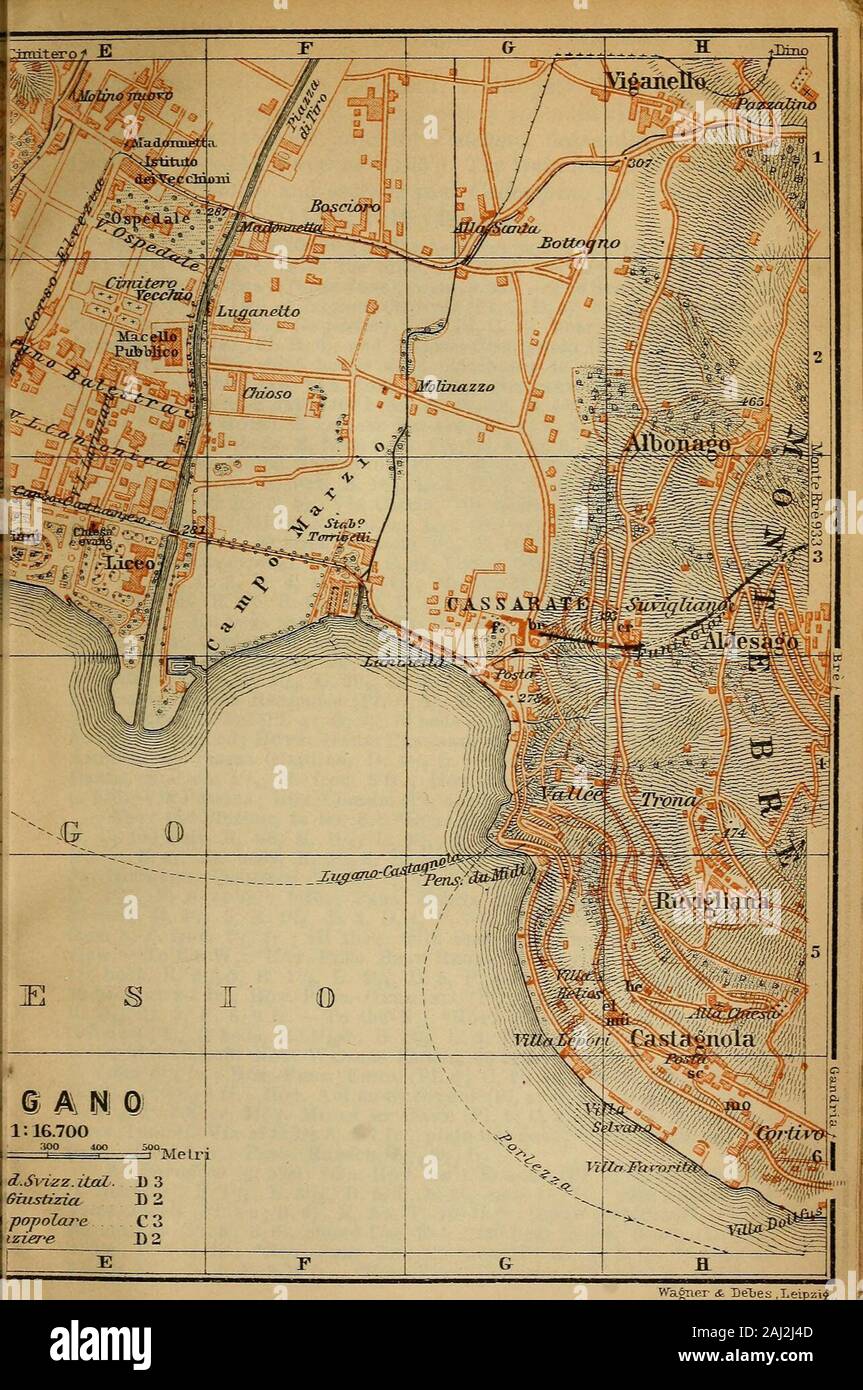 Switzerland ; and the adjacent portions of Italy, Savoy and Tyrol ;  handbook for travellers . CSSIaSsa.giii&gt; rjsp S Jl-rrreuz ^ ? u &gt;  &gt;-J d^—4. Ih Anstal. Wa.6n.er & DeTjes .Leipzig