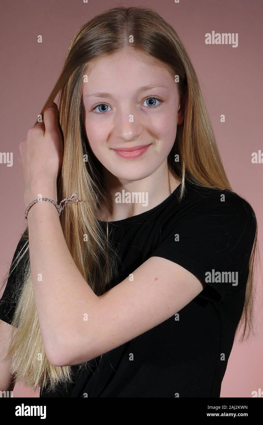 Young Innocent Blonde Teen Girl