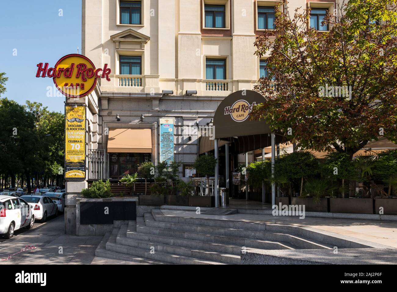 The Hard Rock Cafe in Madrid, Spain Stock Photo - Alamy