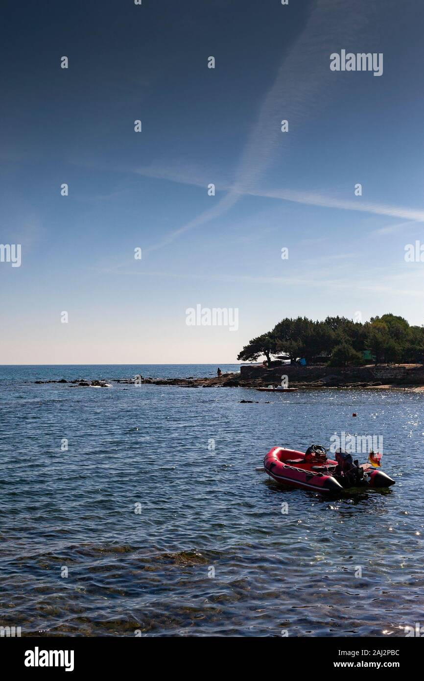 Mediterranean sea next to San Teodoro village, Sardinia, Italy. Stock Photo