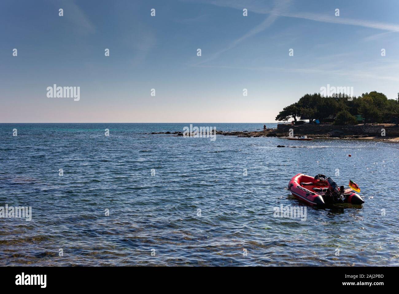 Mediterranean sea next to San Teodoro village, Sardinia, Italy. Stock Photo