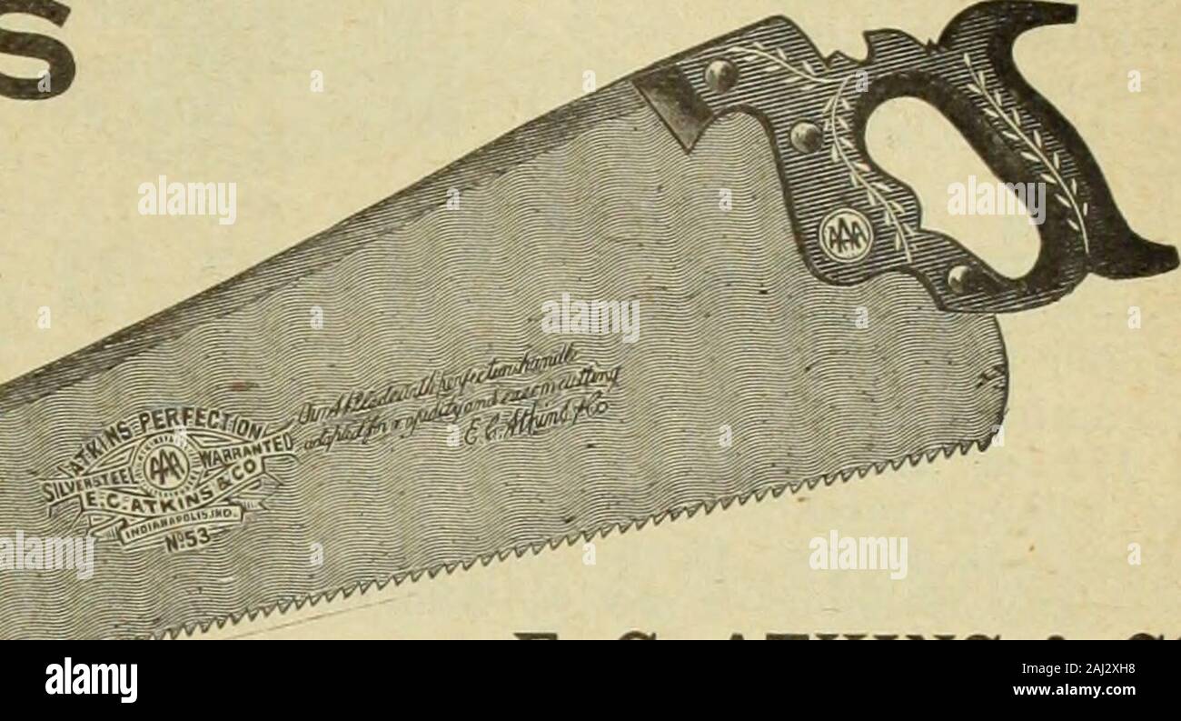 Le Quincaillier Juillet Decembre 1905 E C Atkins Co Principaux Manufacturiers De Sciearr R F P I If Ind E U A Succupsale Canadlenne 56 Pue King B Toponto David Maxwell Sons Stock Photo Alamy
