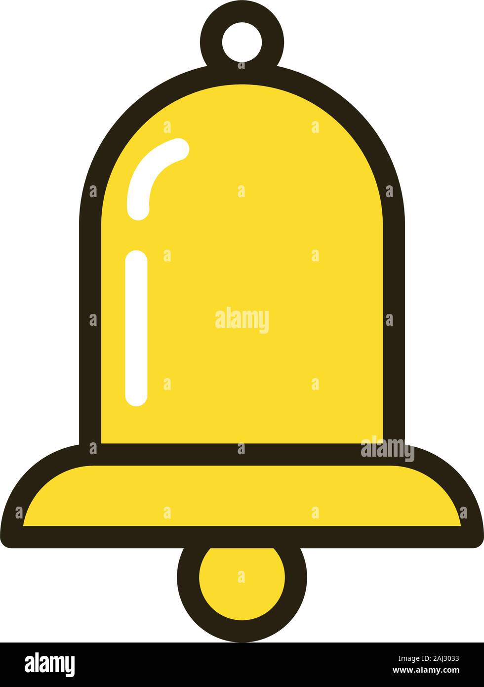 bell sound alert isolated icon Stock Vector Image & Art Alamy