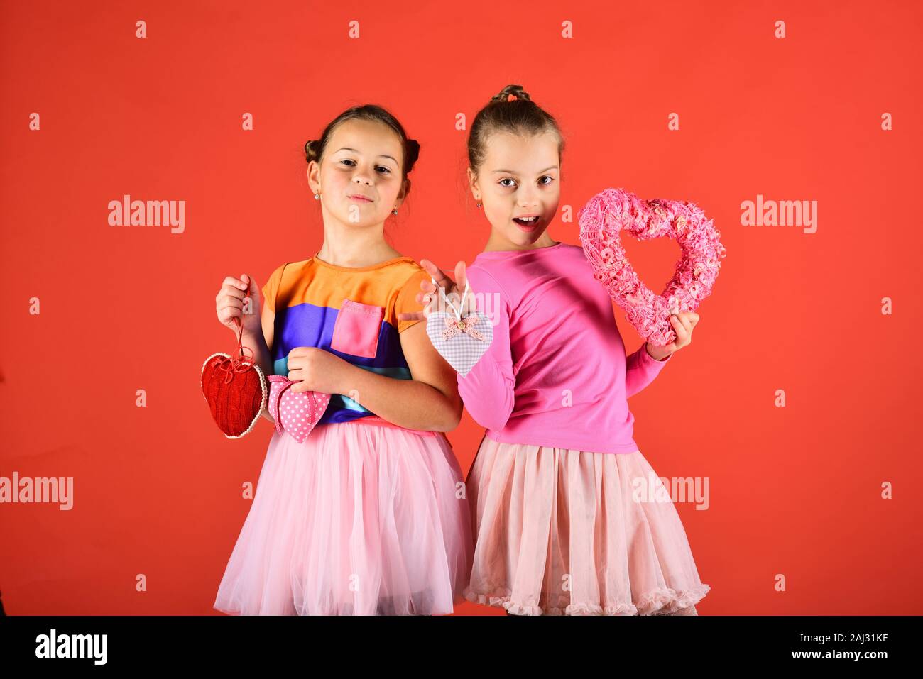 Celebrating Valentine’S Day With Pink Hearts Toddler Dress