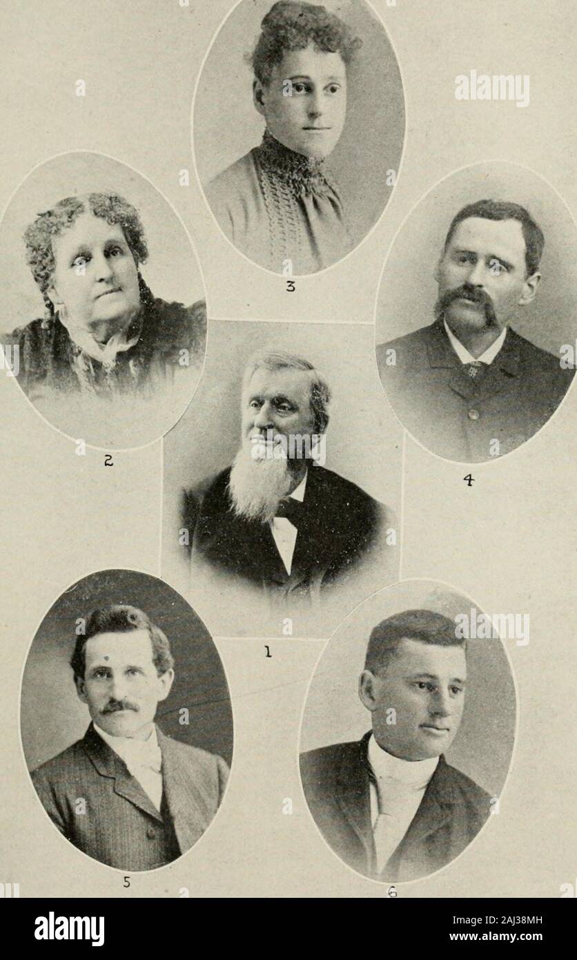 Contributions to the Historical Society of Montana . EARLY WORKERS AT WHITE SULPHUR SPRINGS. 1. Mrs. Almon Spencer. 4. Mrs. Joseph E. Hall. 2. Mrs. Elmer J. Anderson. 5. Miss Mary Holliday. 3. Mrs. Max Waterman. 6. Plon. James T. Anderson.* *Deceased Dec. 12, 1890.. EARLY WORKERS AT WHITE SULPHUR SPRINGS. 1. Rev. William E. Catlin.* 4. Elder Chas. B. Catlin. 2. Mrs. Emma S. Catlin.** 5. James K. Catlin. 3. Mrs. Mary Catlin-Edwards.*** 6. John S. Catlin..?Deceased March 10. 1903. **Deceased Jan. 24, 1901. ***Deceased June 2, 1890. PRESBYTERIAN CHURCH HISTORY. 109 in Montana in those days. This Stock Photo